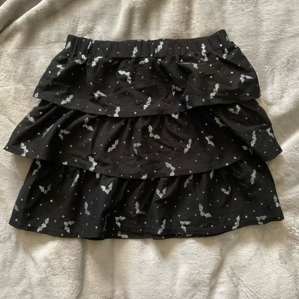 Wonder Nation Black and White Bubble Mini Skirt